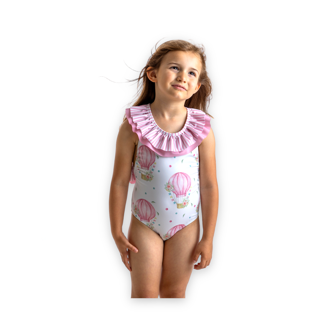 Little girl top swimming costume