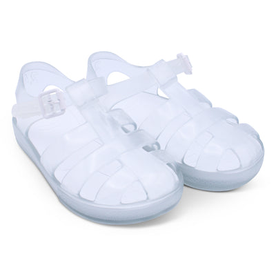 Marena Clear White Jelly Shoes