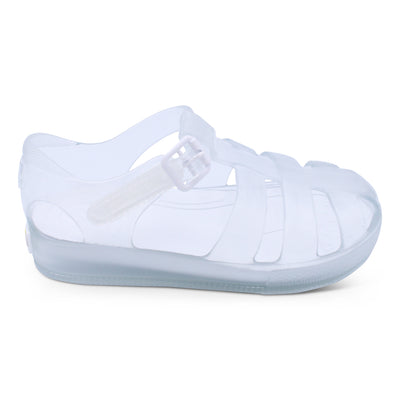 Marena Clear White Jelly Shoes