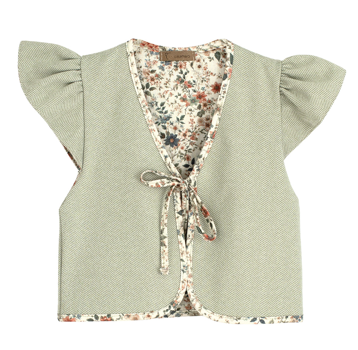 Girls Reversible Vest by Calamaro