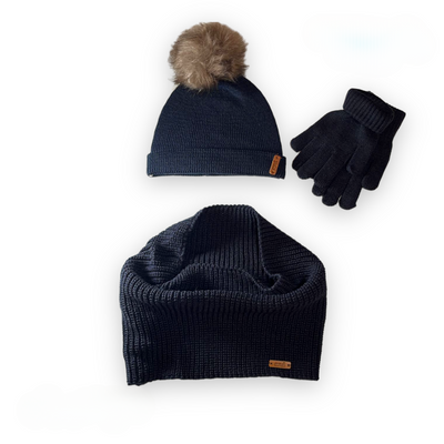 Knitted Hat, Snood and Gloves set By Condor