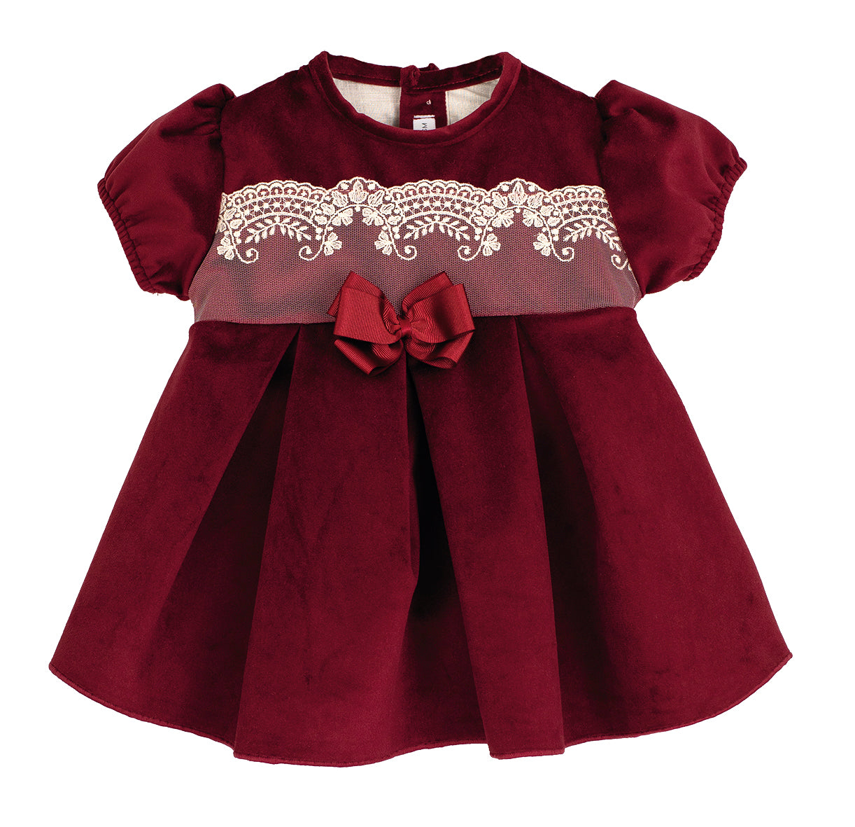 Girls Burgundy Dress by Calamaro