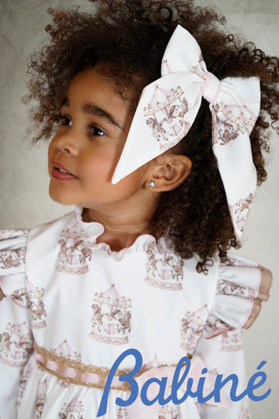 PRE-ORDER Girls Pink Carousel Dress By Babine