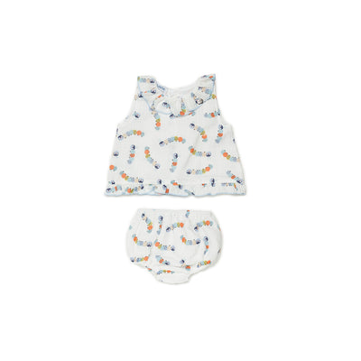 Girls Caterpillar Print Top & Bloomers Set By Juliana