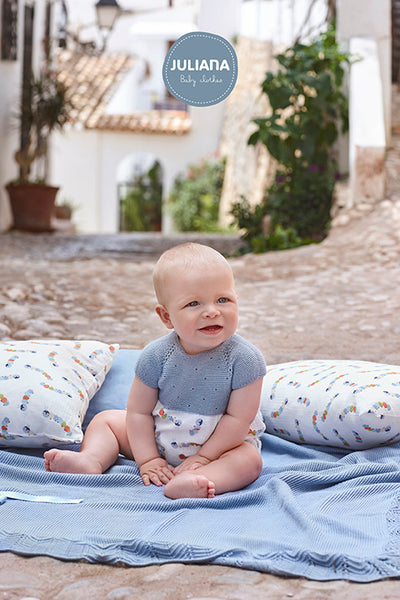 Unisex Knitted Top & Bloomers Set By Juliana