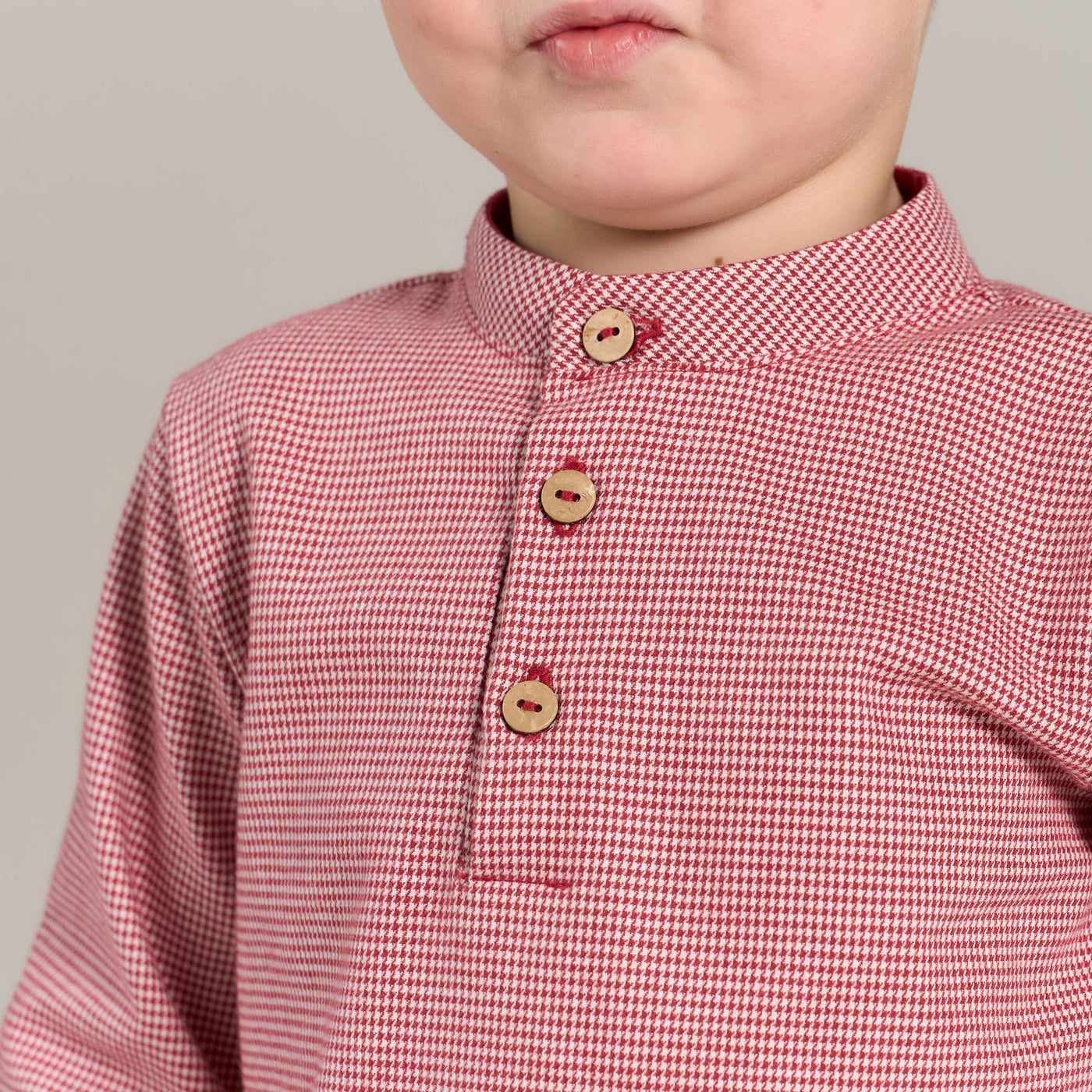 Boys Red & White Shirt & Bermuda Set By Rapife