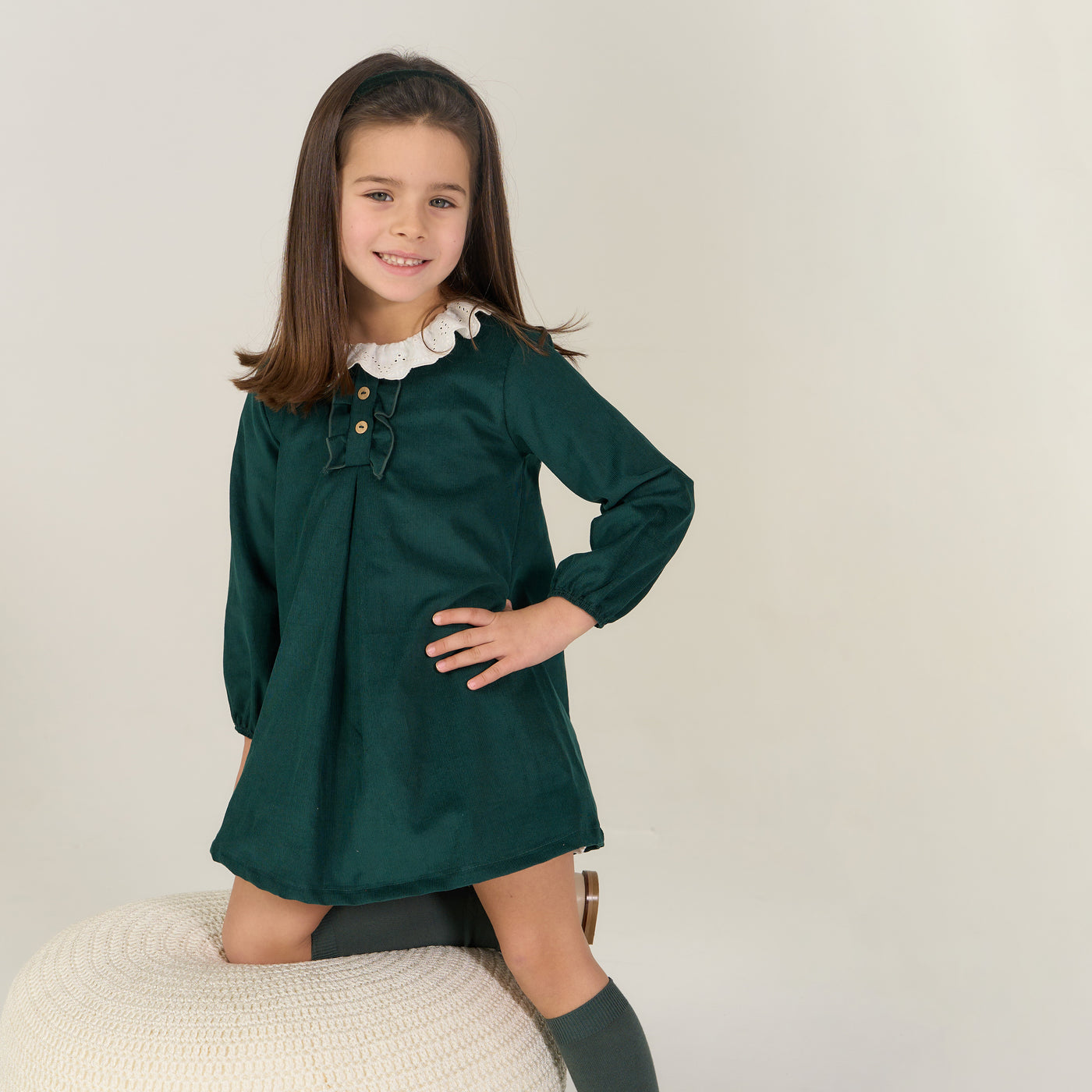 Girls Green Dress By Rapife