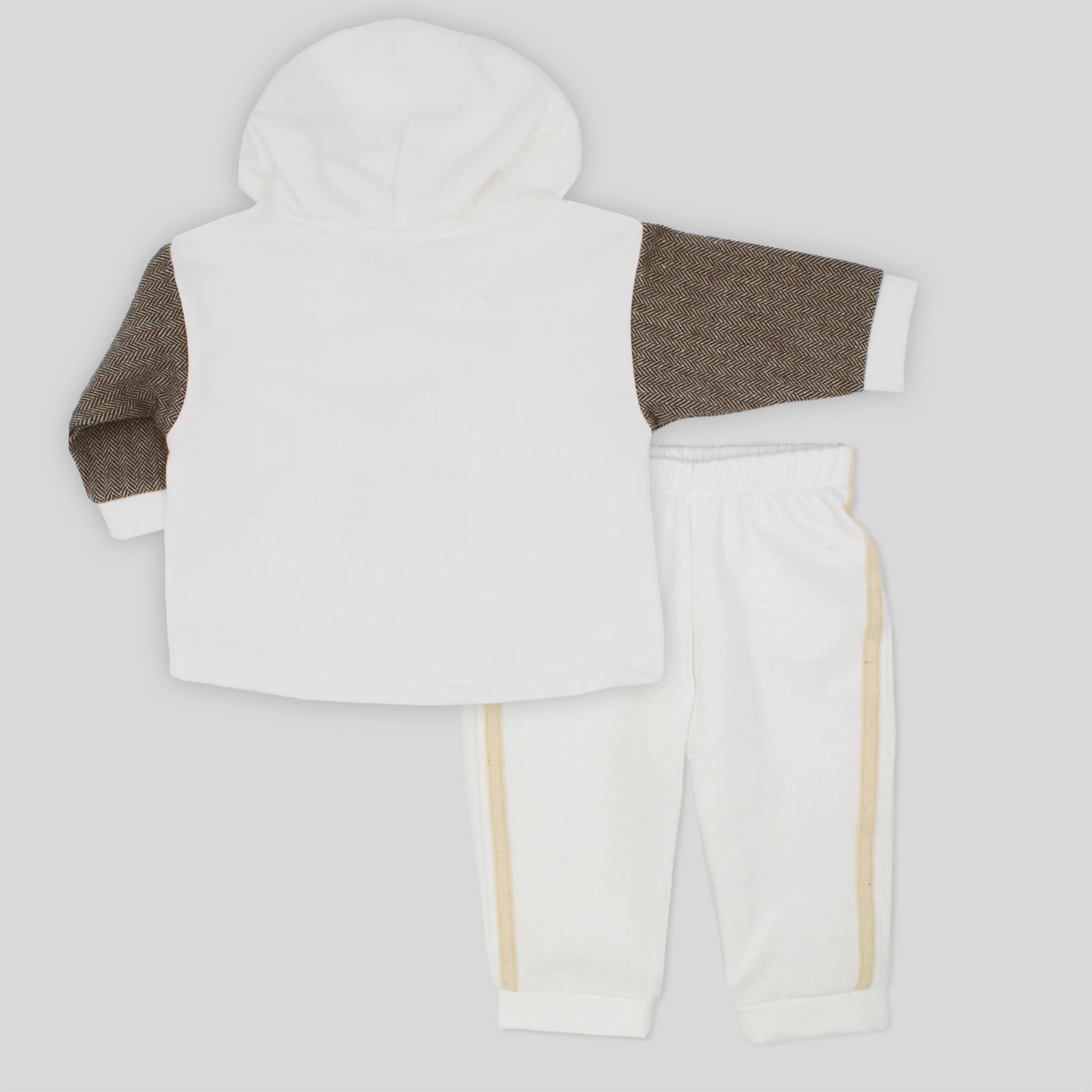 Unisex Beige Bear Tracksuit By Rapife