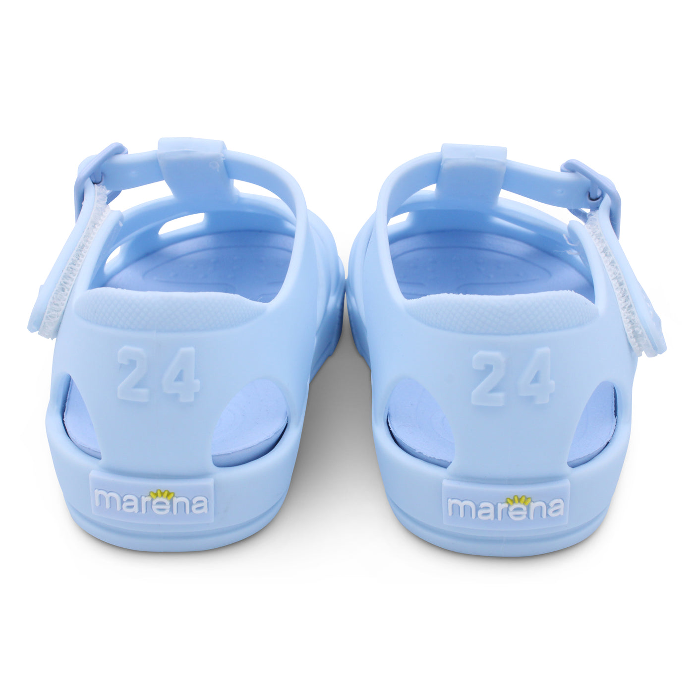 Marena Matt Blue Jelly Shoes