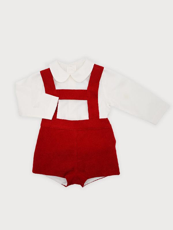 Two Piece Top and Dungarees Set by Sardon