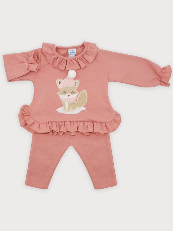 Peach Two Piece Tracksuit by Sardon
