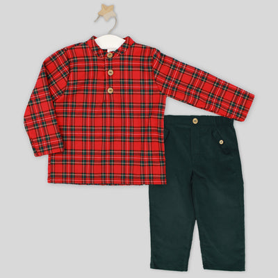 Boys Shirt & Trouser Set By Rapife