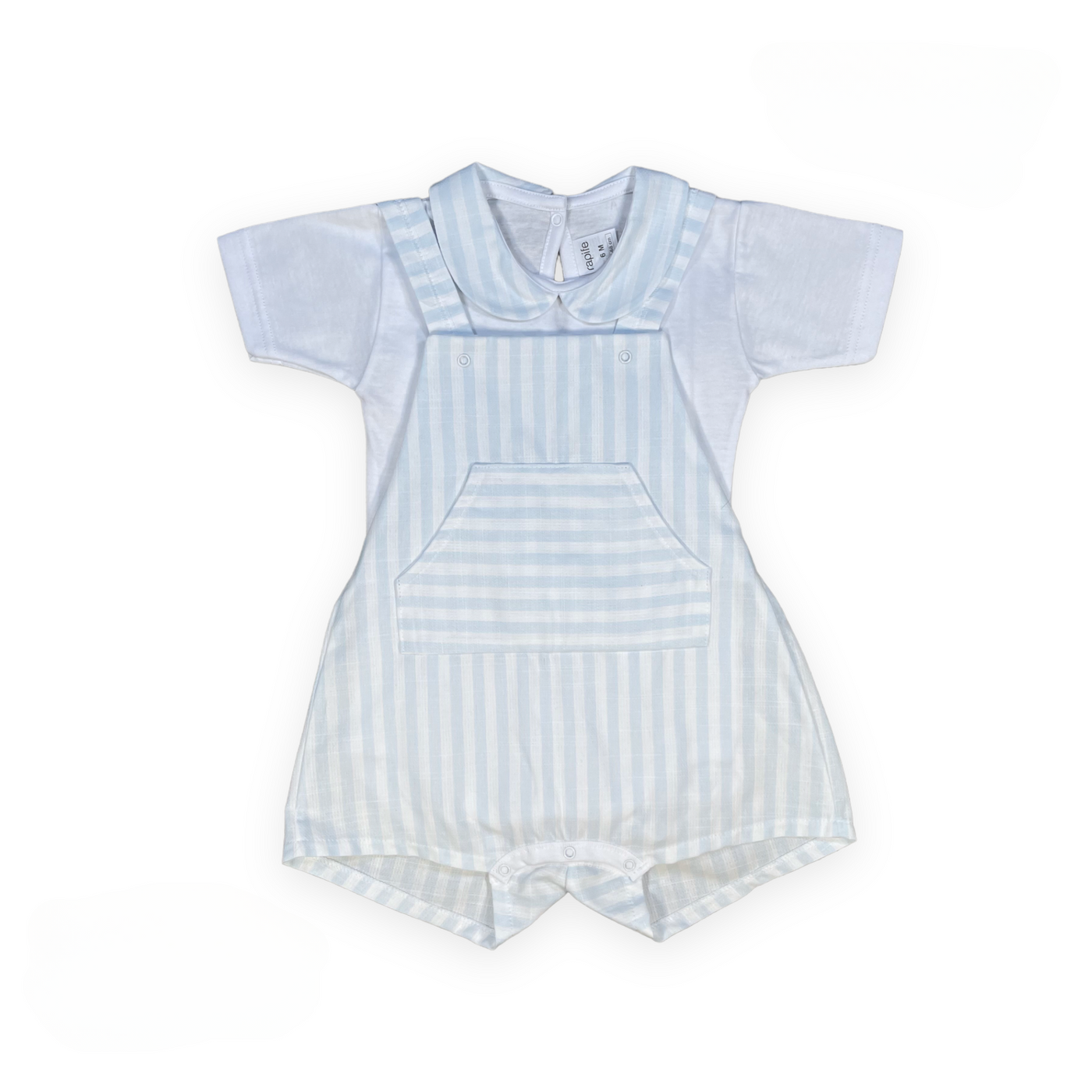 Boys Blue Dungaree & Bodysuit By Rapife