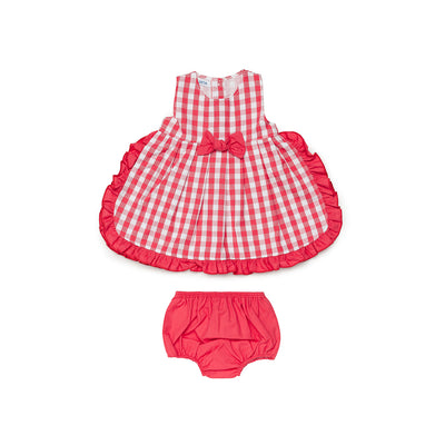 Girls Checked Dress & Bloomers By Juliana