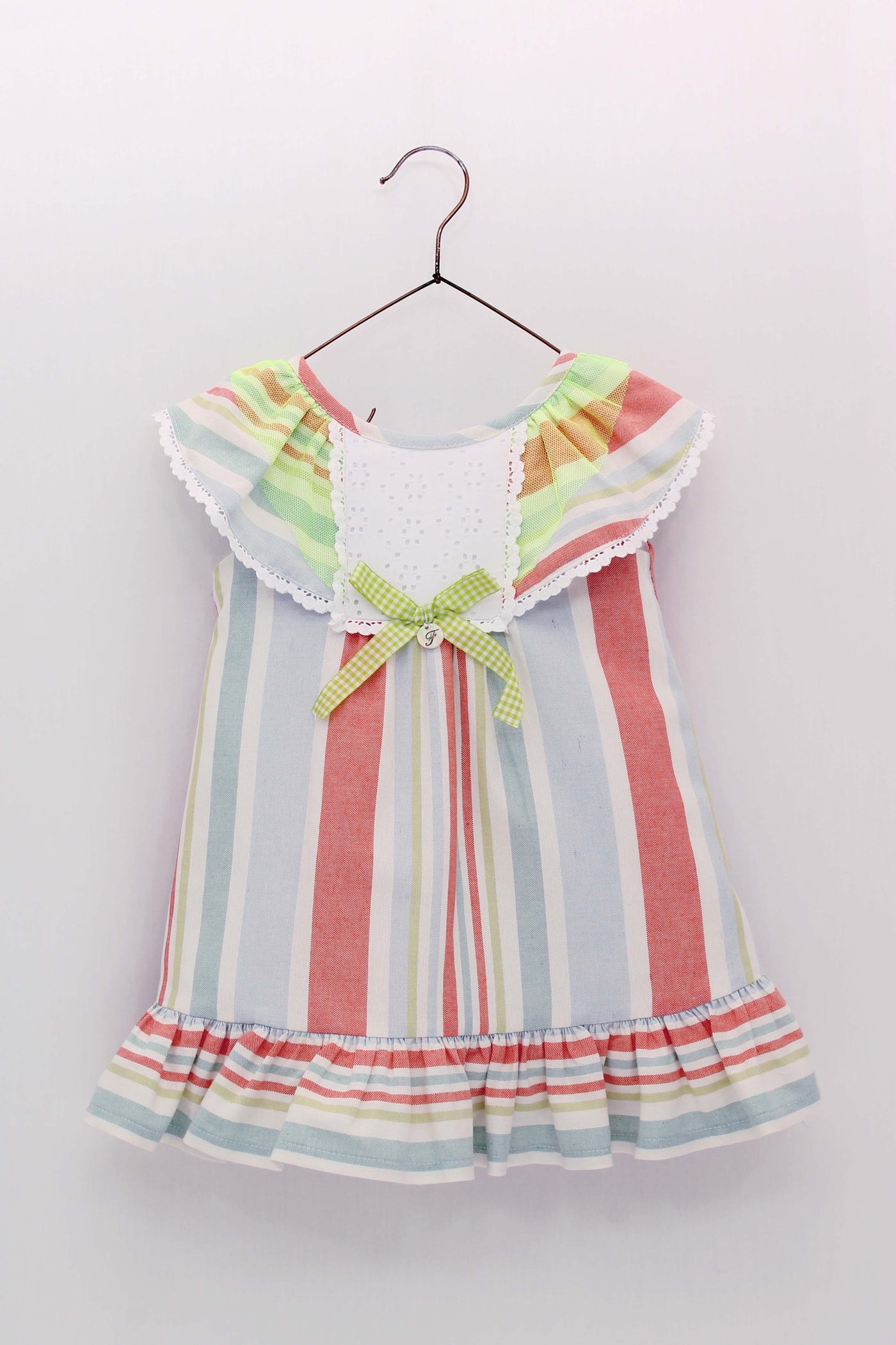 Girls Multicoloured Dress By Foque