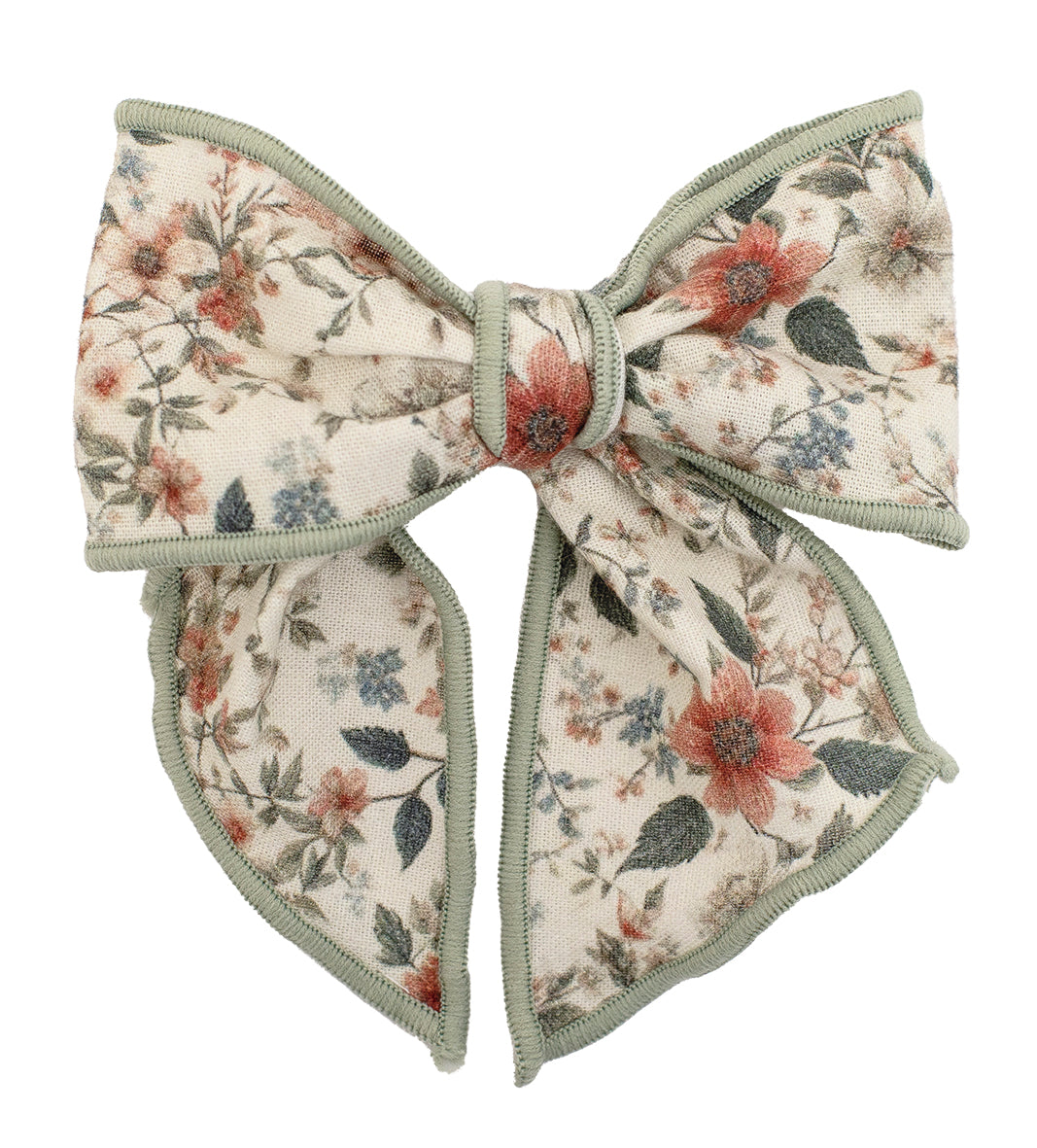 Floral Hair Bow by Calamaro