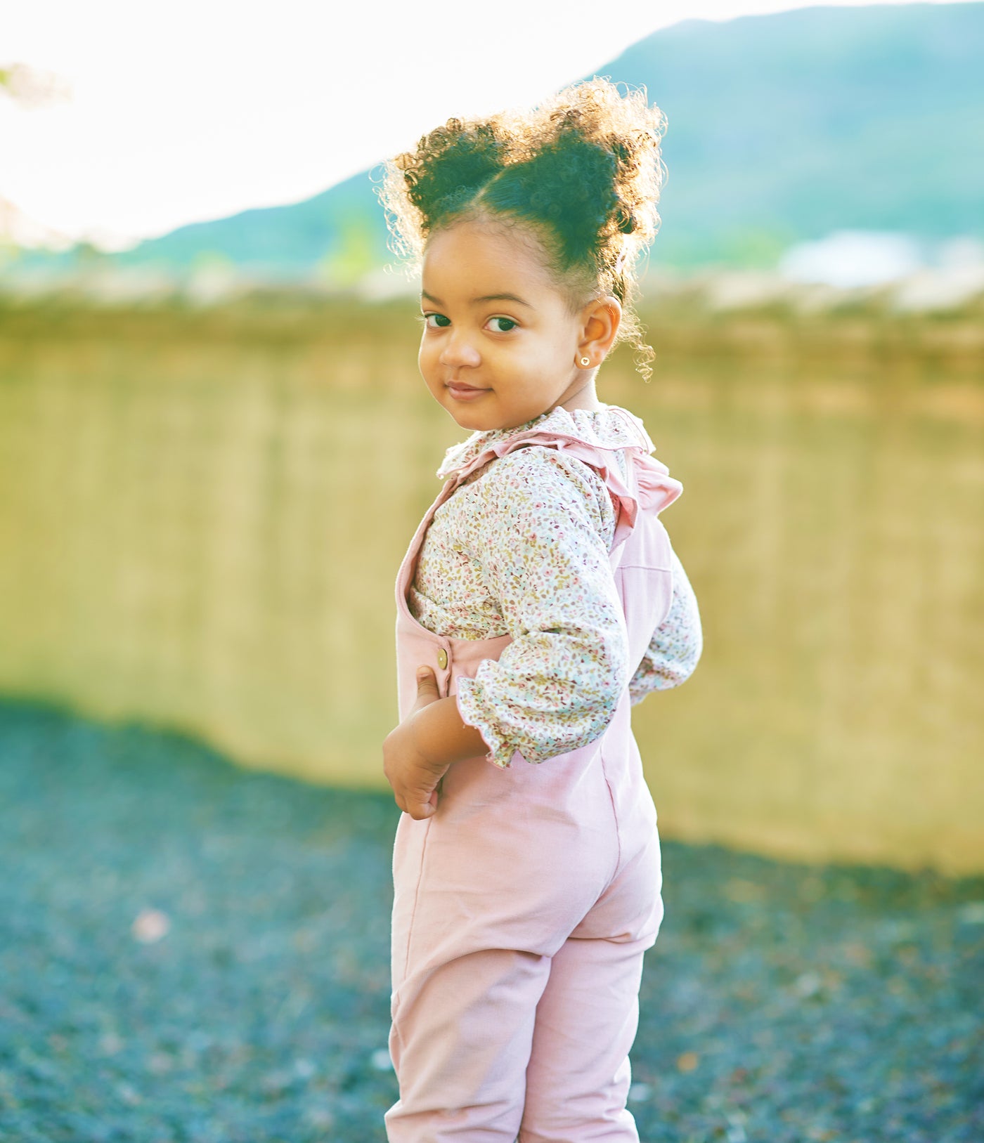 Girls Blouse & Dungarees By Rapife