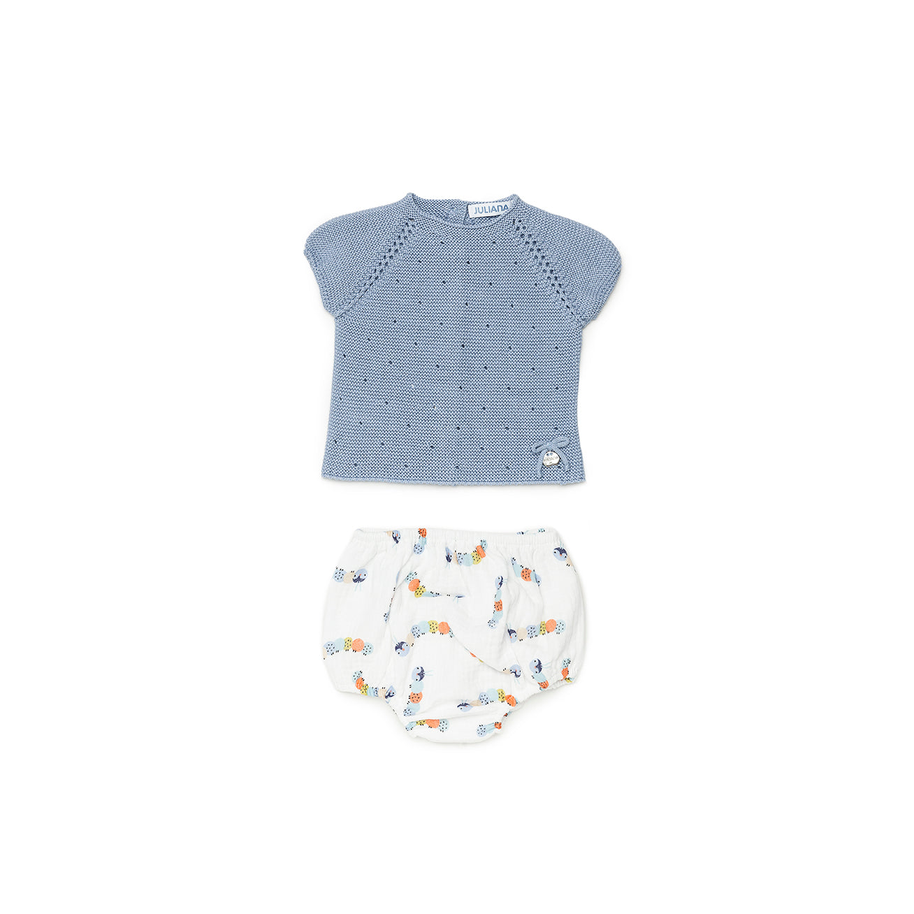 Unisex Knitted Top & Bloomers Set By Juliana