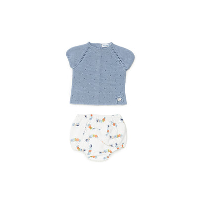 Unisex Knitted Top & Bloomers Set By Juliana