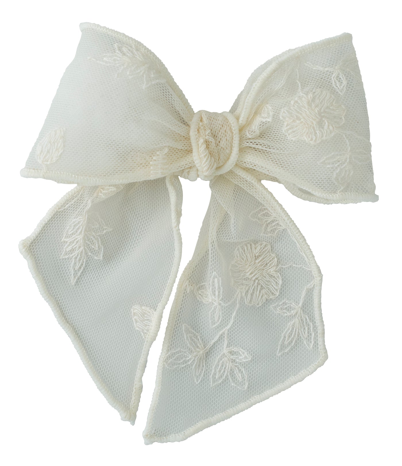 Ivory Lace Bow By Calamaro