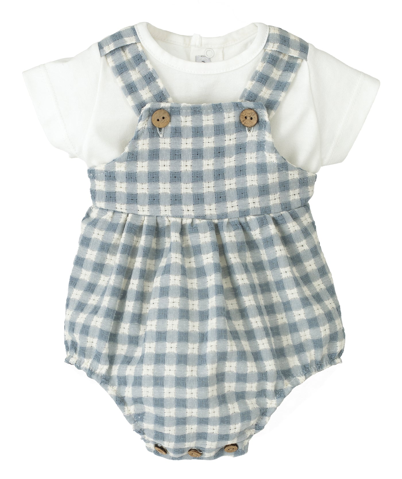 Boys Two Piece Romper Set By Calamaro