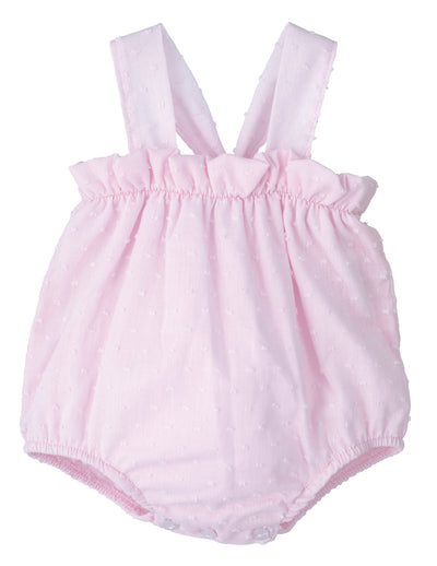 Girls Pink Romper By Calamaro