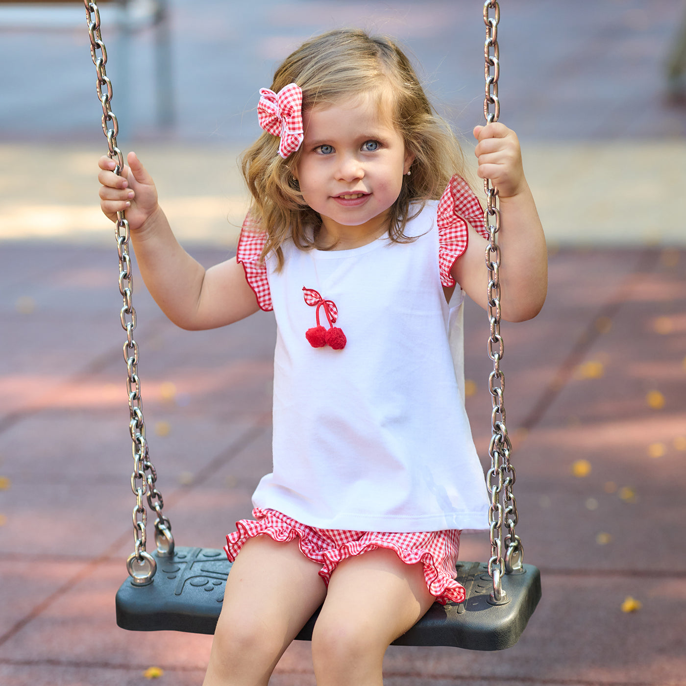 Girls Cherries Shorts Set By Rapife