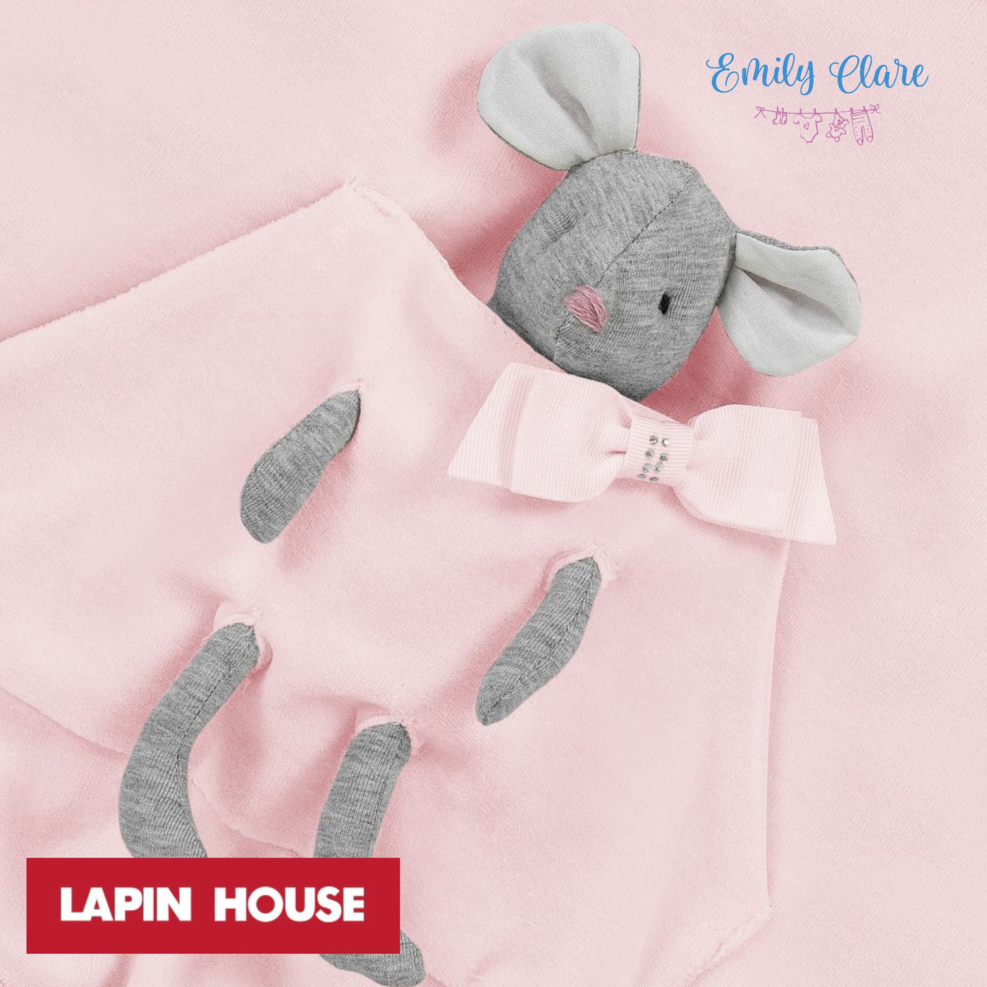 Girls Mouse Pink Jumper Dress By Lapin House