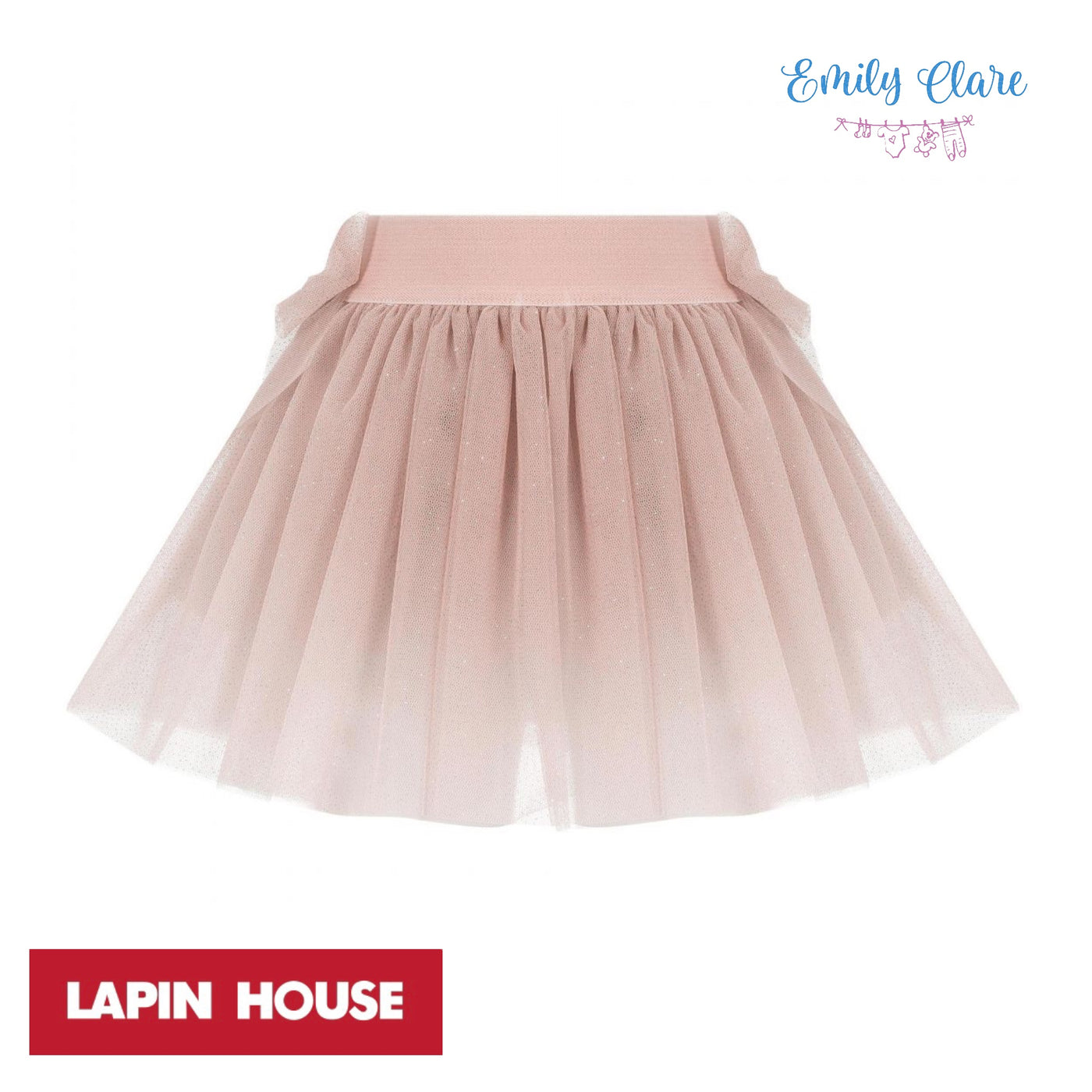 Girls Pink Tulle Skirt & Pink Top By Lapin House