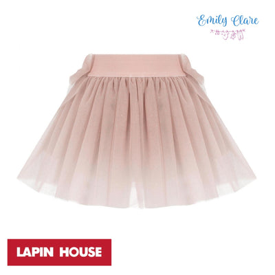 Girls Pink Tulle Skirt & Pink Top By Lapin House