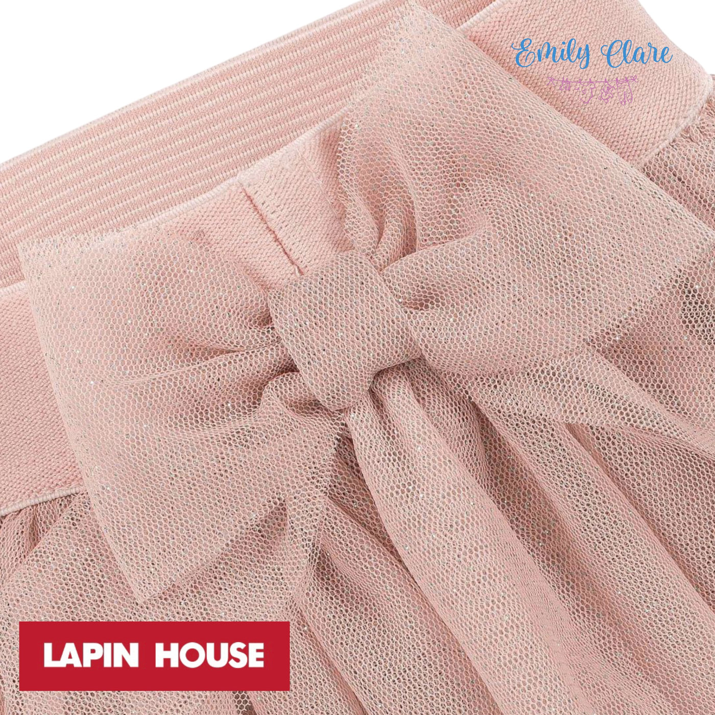 Girls Pink Tulle Skirt & Pink Top By Lapin House