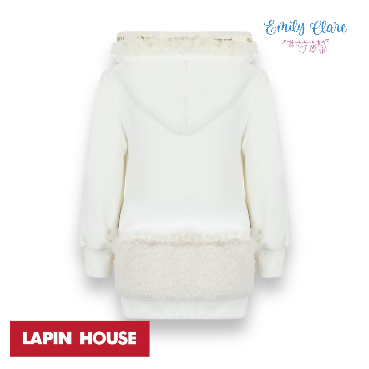 Girls Cream Jumper Dress By Lapin House