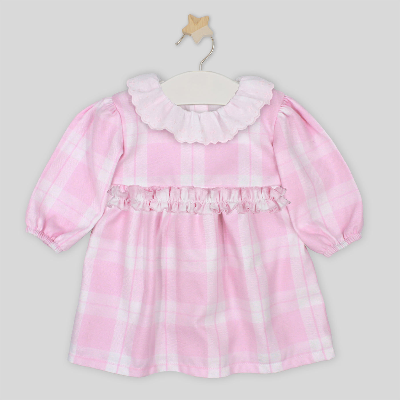 Girls Plaid Pink Dress By Rapife