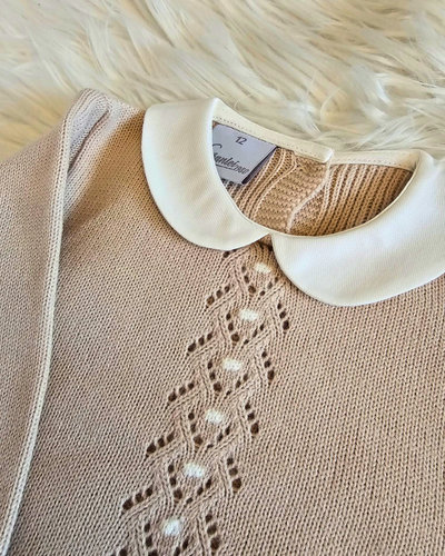 Baby Knitted Romper with Short Leg By Granlei