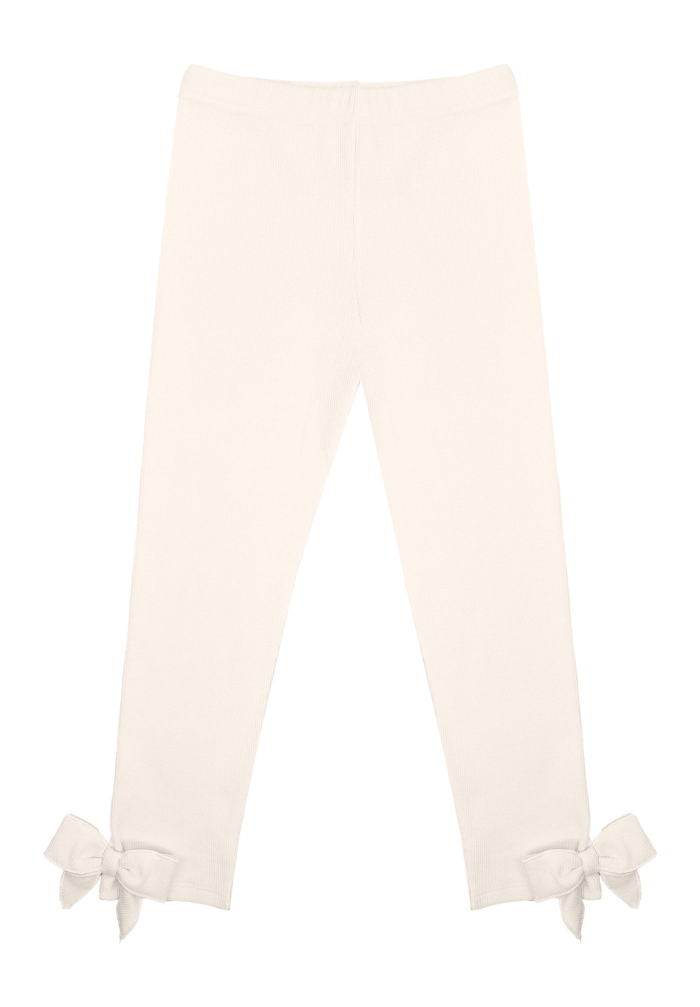 Girls Cream Two Piece Leggings & Top Set By Jamiks