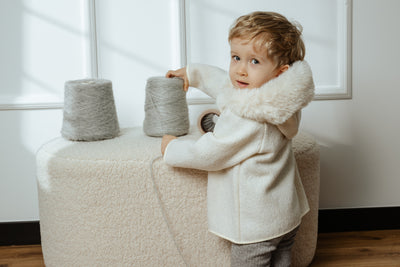 Unisex Cream Outdoor Coat By Jamiks