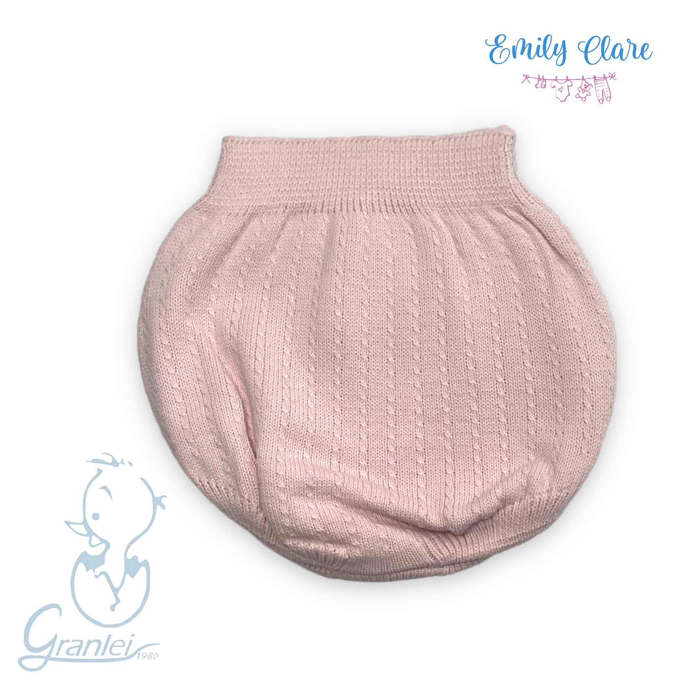 Girls Pink Knitted Two Piece by Granlei