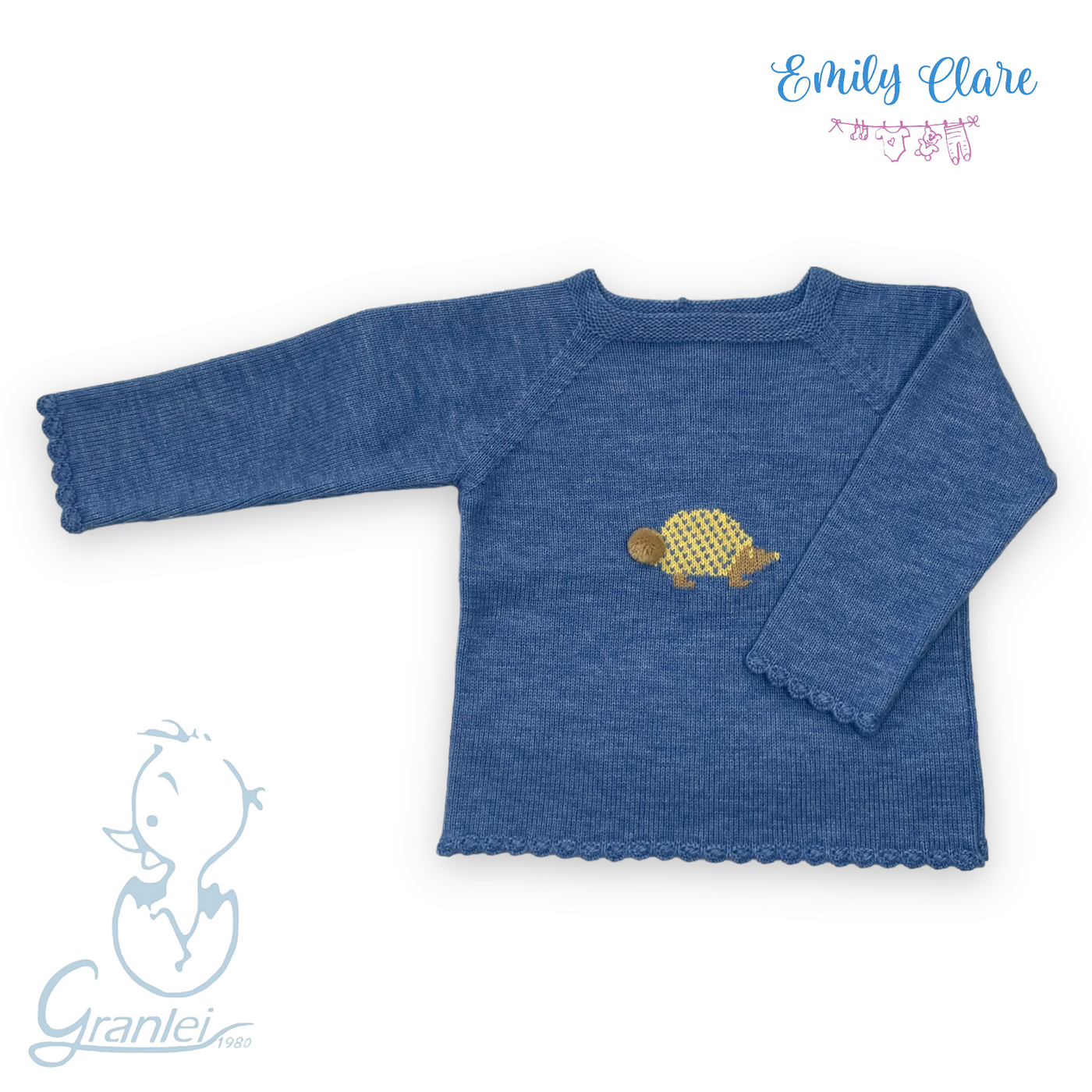 Boys Hedgehog Two Peice Set by Granlei