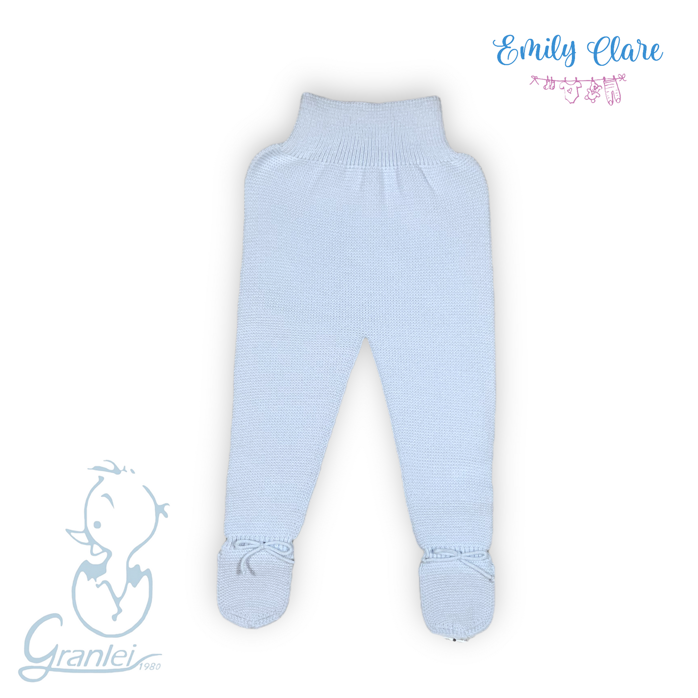 Boys Blue Two Piece Babygrow by Granlei