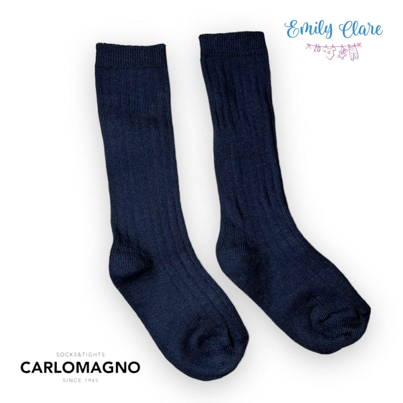 Unisex Ribbed Knee High Socks by Carlomagno