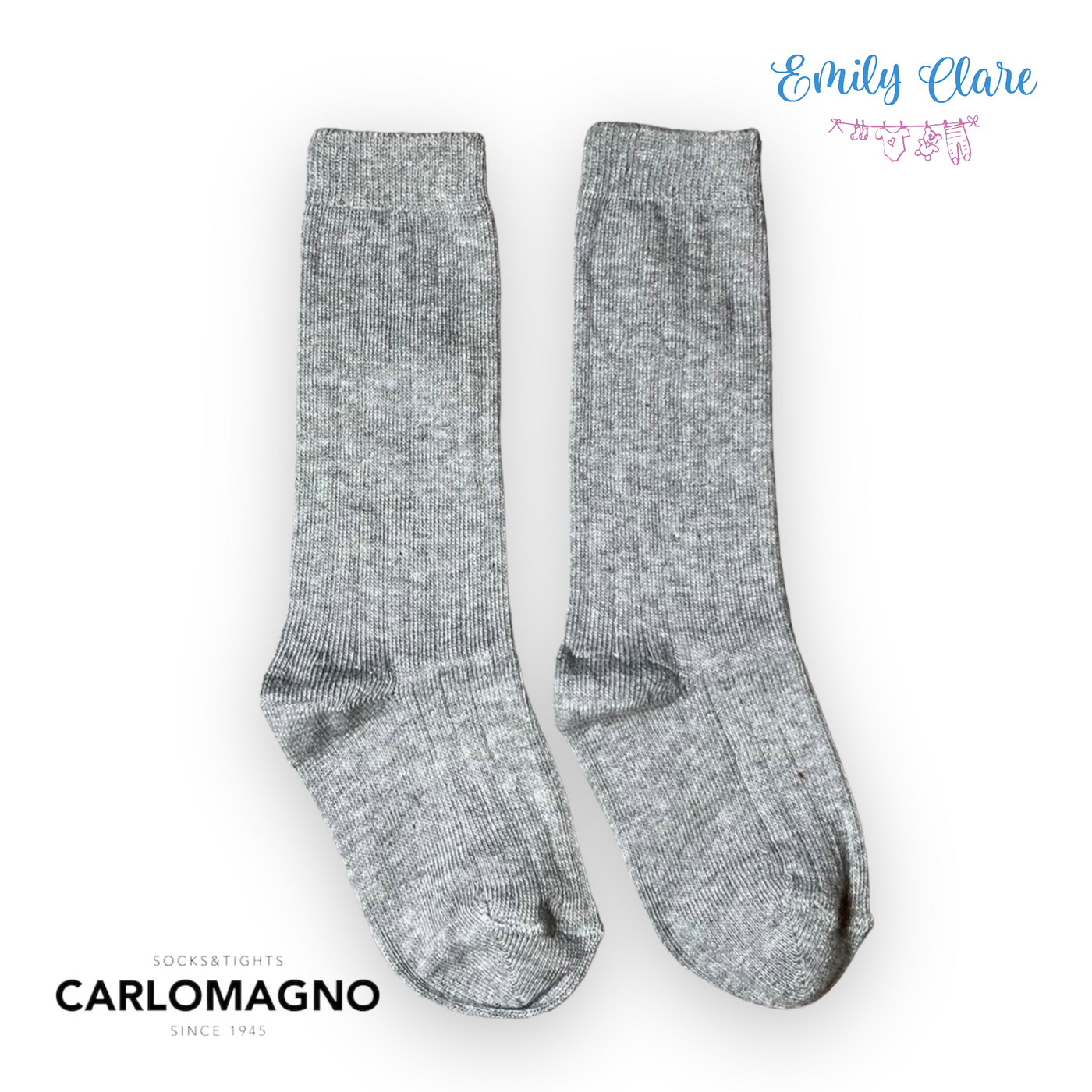 Unisex Ribbed Knee High Socks by Carlomagno