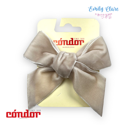 Velvet Bow Clip by Condor