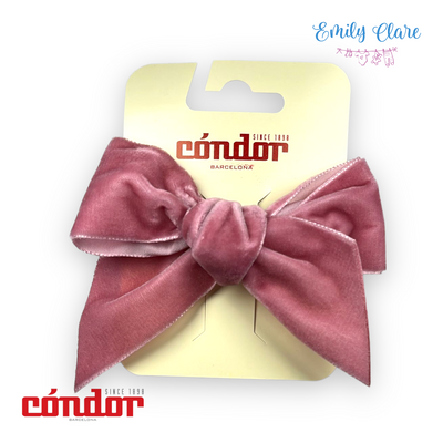 Velvet Bow Clip by Condor