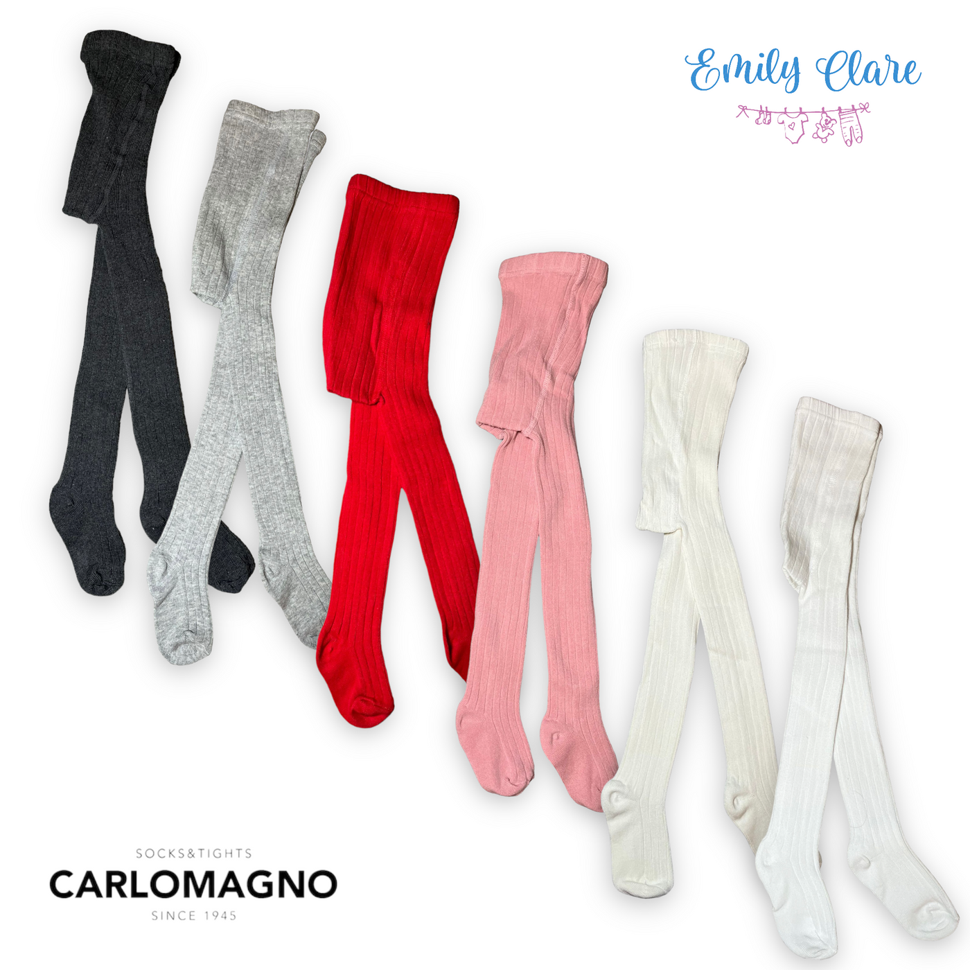 Carlomagno Ribbed Knitted Tights