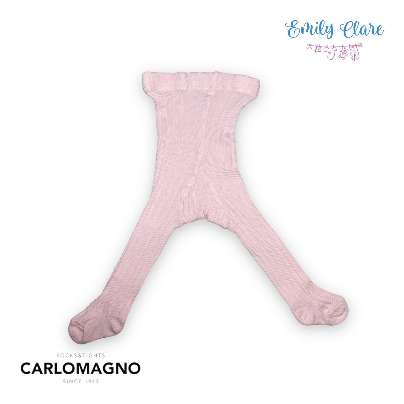 Carlomagno Newborn Ribbed Knitted Tights