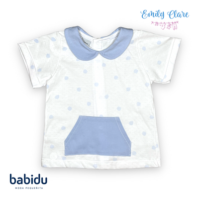 Boys Strawberry Print Cotton Shortie Set by Babidu