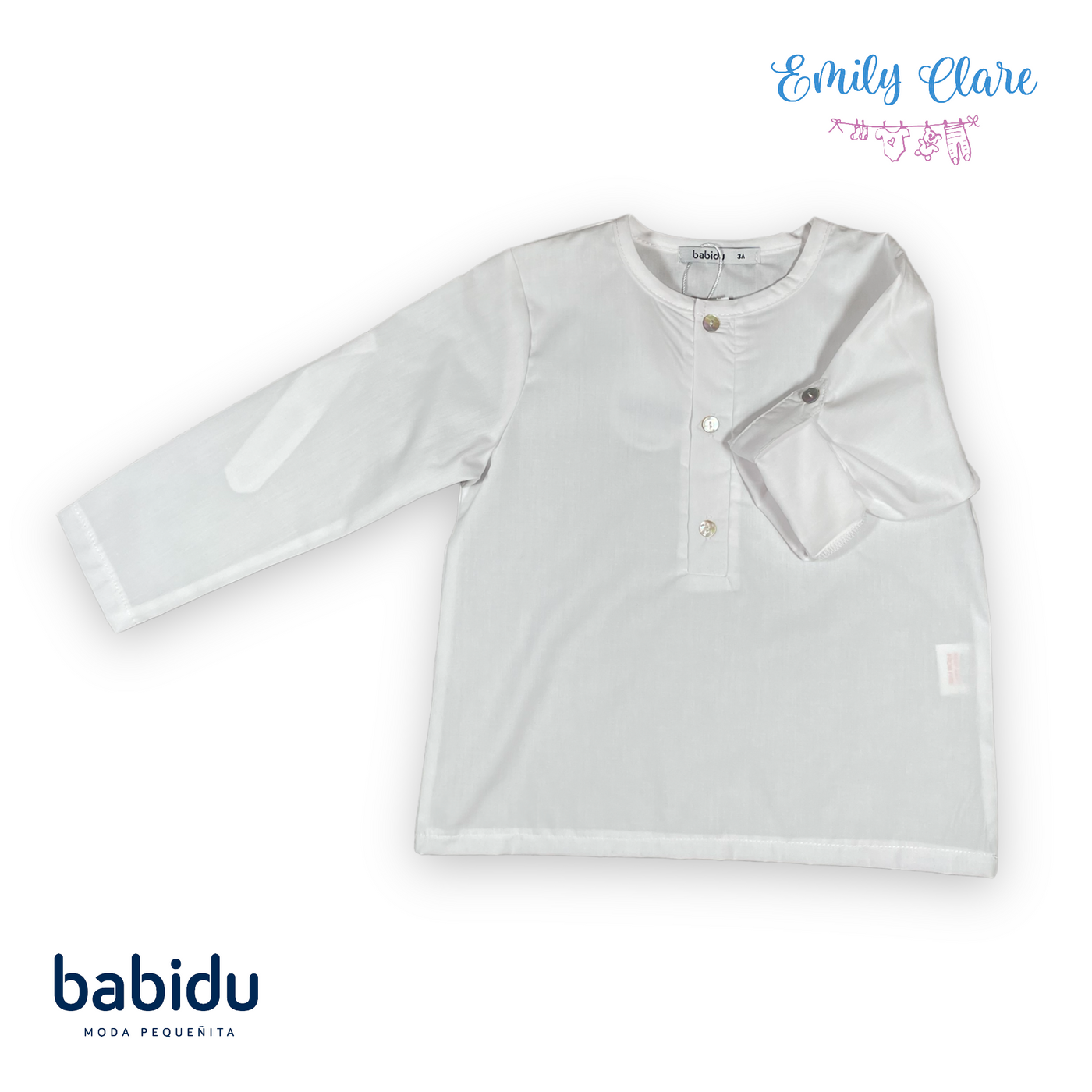 Boys Classic Beige Linen Shorts Set by Babidu