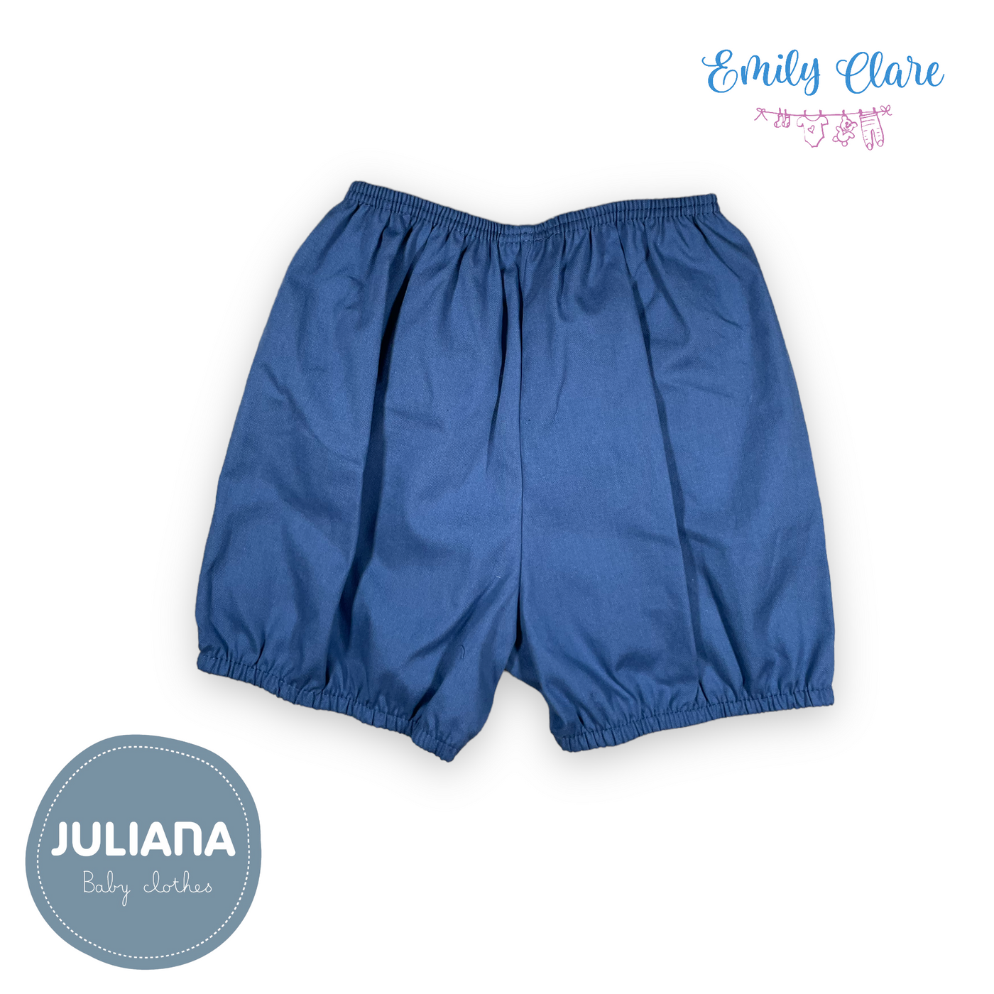 Boys Marine Navy & White Jam Pants Set By Juliana