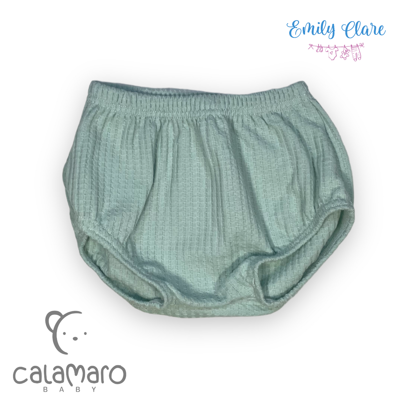 Girls White & Mint Two Piece By Calamaro