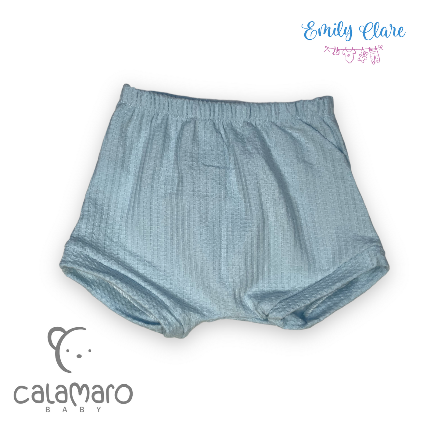 Boys White & Blue Two Piece By Calamaro